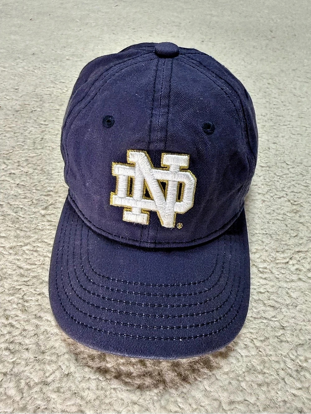 Under Armour Notre Dame Fighting Irish Navy Blue Adjustable Hat Blue Adjustable